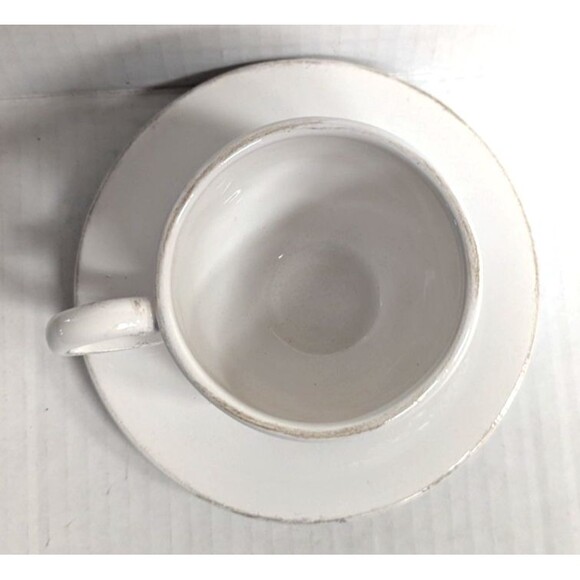 burton+Burton Mariner Bay Ceramic Teacup & Saucer Gift Set Fish Rustic Boxed - Picture 6 of 9